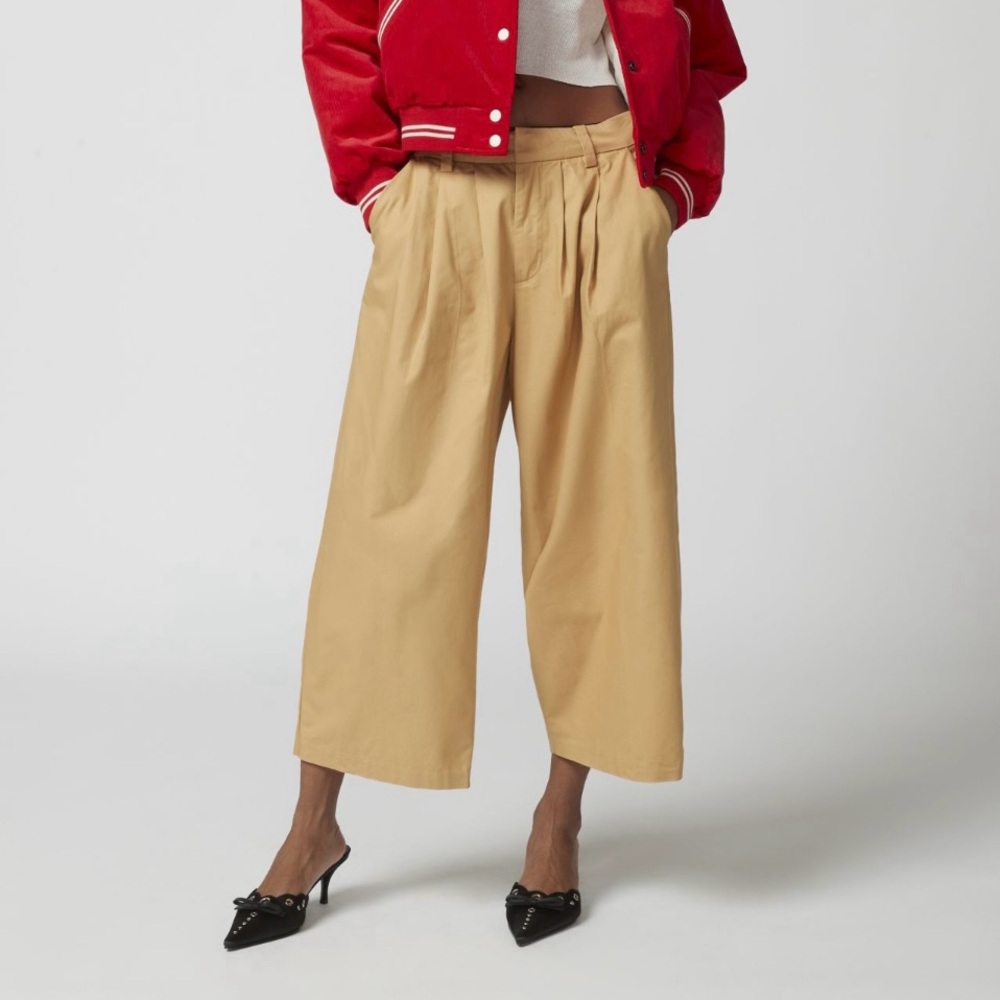 BDG Grandpa Twill Cropped Trousers